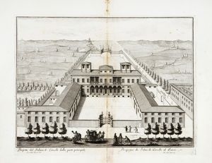 MARC'ANTONIO DAL RE : Ville di Delizia o Siano Palaggi Camparecci nello Stato di Milano Divise in Sei Tomi Con espressevi le Piante, e diverse Vedute delle medesime Incise e stampate da Marc'Antonio Dal Re bolognese. Tomo Primo.  - Asta Arte Antica, Moderna e Contemporanea [parte I] - Associazione Nazionale - Case d'Asta italiane