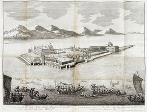 MARC'ANTONIO DAL RE : Ville di Delizia o Siano Palaggi Camparecci nello Stato di Milano Divise in Sei Tomi Con espressevi le Piante, e diverse Vedute delle medesime Incise e stampate da Marc'Antonio Dal Re bolognese. Tomo Primo.  - Asta Arte Antica, Moderna e Contemporanea [parte I] - Associazione Nazionale - Case d'Asta italiane