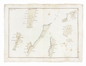 DOMENICO MARIA VIAGGI : Regesto e dieci cabrei della tenuta detta La Cagnona del Marchese Scipione Capponi nel comprensorio savignanese.  - Asta Arte Antica, Moderna e Contemporanea [parte I] - Associazione Nazionale - Case d'Asta italiane