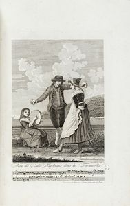 SECONDO BIANCHI : Raccolta di varie vestiture che costumano nelle citt, terre e paesi in provincie [sic] diverse del Regno di Napoli. Parte I (Parte II).  - Asta Arte Antica, Moderna e Contemporanea [parte I] - Associazione Nazionale - Case d'Asta italiane