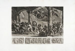 Luigi Ademollo : Gli spettacoli della antica Roma. Invenzioni pittoriche del professore Luigi Ademollo. Collezione terza.  - Asta Arte Antica, Moderna e Contemporanea [parte I] - Associazione Nazionale - Case d'Asta italiane