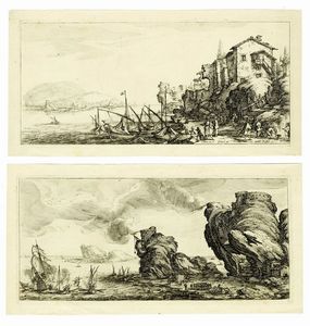 Jacques Callot : Diverse vedute designate in Fiorenza / Per Jacopo Callott.  - Asta Arte Antica, Moderna e Contemporanea [parte I] - Associazione Nazionale - Case d'Asta italiane