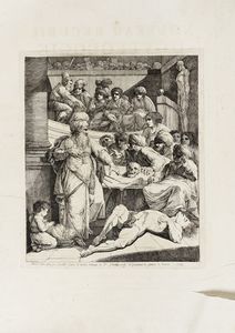 JACQUES GAMELIN - Sei tavole da Nouveau Recueil d'Ostologie et de Myologie, dessin d'aprs nature par Jacques Gamelin de Carcassonne, Professeur de Peinture, de l'Acadmie de Saint Luc de Rome, pour l'utilit des sciences et des arts,...