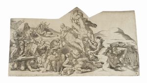 GIORGIO GHISI : Il Giudizio universale.  - Asta Arte Antica, Moderna e Contemporanea [parte I] - Associazione Nazionale - Case d'Asta italiane