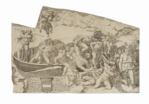 GIORGIO GHISI : Il Giudizio universale.  - Asta Arte Antica, Moderna e Contemporanea [parte I] - Associazione Nazionale - Case d'Asta italiane