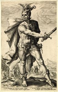 HENDRIK GOLTZIUS - Mucius Scaevola.