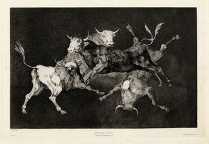 FRANCISCO GOYA Y LUCIENTES : Los Proverbios. Quattro tavole supplementari pubblicate ne L'Art.  - Asta Arte Antica, Moderna e Contemporanea [parte I] - Associazione Nazionale - Case d'Asta italiane