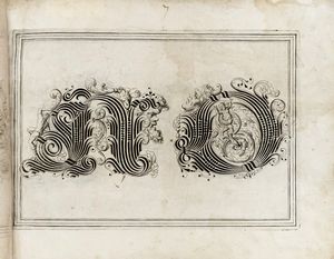 LEOPARDO ANTONOZZI : Album con 26 tavole da De caratteri.  - Asta Arte Antica, Moderna e Contemporanea [parte I] - Associazione Nazionale - Case d'Asta italiane