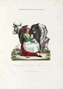 FRANCESCO PIERACCINI : Collection de Costumes des diverses Provinces du Grand Duchè de Toscane.  - Asta Arte Antica, Moderna e Contemporanea [parte I] - Associazione Nazionale - Case d'Asta italiane