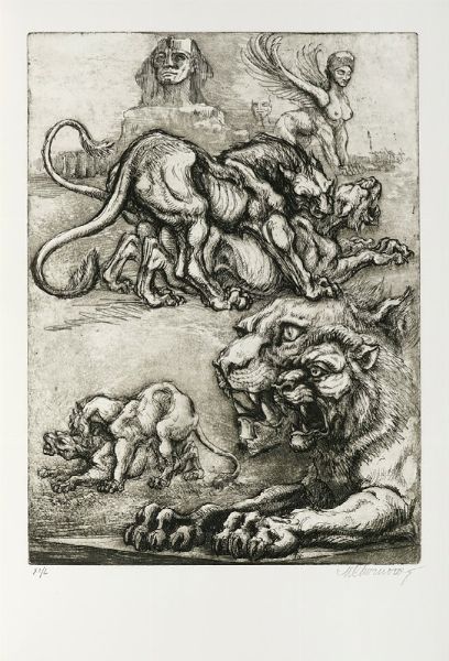 MARCEL CHIRNOAGA : Mostri Inevitabili.  - Asta Arte Antica, Moderna e Contemporanea [parte II] - Associazione Nazionale - Case d'Asta italiane