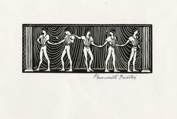 BENVENUTO DISERTORI : Lotto composto di 2 xilografie.  - Asta Arte Antica, Moderna e Contemporanea [parte II] - Associazione Nazionale - Case d'Asta italiane