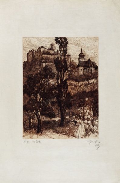 OSKAR GRAF : Lotto composto di 5 incisioni.  - Asta Arte Antica, Moderna e Contemporanea [parte II] - Associazione Nazionale - Case d'Asta italiane