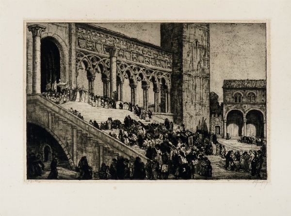 OSKAR GRAF : Lotto composto di 5 incisioni.  - Asta Arte Antica, Moderna e Contemporanea [parte II] - Associazione Nazionale - Case d'Asta italiane