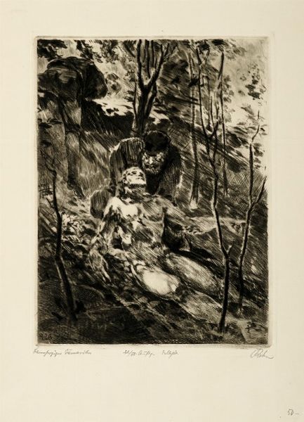 WALTER RICHARD REHN : Lotto composto di 10 incisioni.  - Asta Arte Antica, Moderna e Contemporanea [parte II] - Associazione Nazionale - Case d'Asta italiane