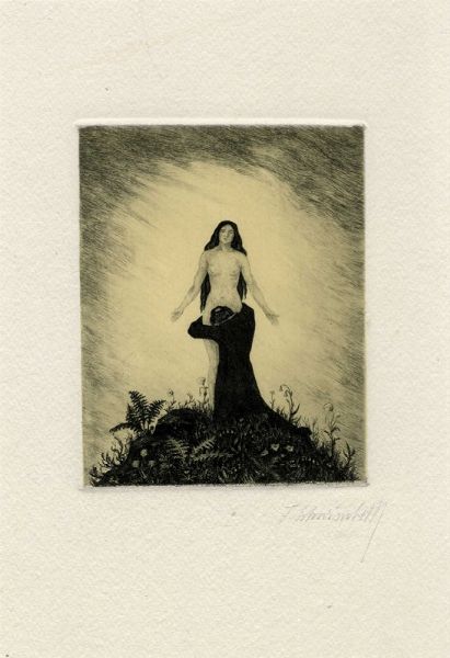 FRITZ SCHWIMBECK : Prova di stampa per Madonnen Ein Cyklus.  - Asta Arte Antica, Moderna e Contemporanea [parte II] - Associazione Nazionale - Case d'Asta italiane