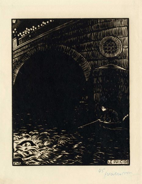 FLIX VALLOTTON : Le Suicide.  - Asta Arte Antica, Moderna e Contemporanea [parte II] - Associazione Nazionale - Case d'Asta italiane