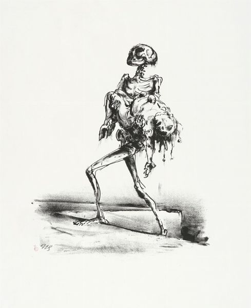 ANDREAS PAUL WEBER : Lotto composto di 4 incisioni.  - Asta Arte Antica, Moderna e Contemporanea [parte II] - Associazione Nazionale - Case d'Asta italiane