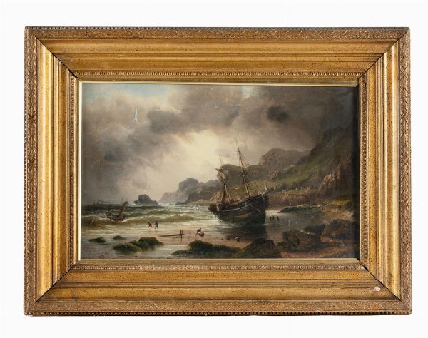 Il naufragio.  - Asta Arte Antica, Moderna e Contemporanea [parte II] - Associazione Nazionale - Case d'Asta italiane