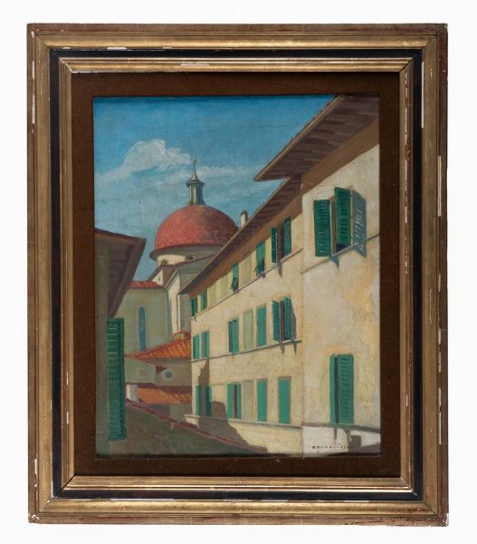 Umberto Brunelleschi : La cupola di Santo Spirito di Firenze.  - Asta Arte Antica, Moderna e Contemporanea [parte II] - Associazione Nazionale - Case d'Asta italiane