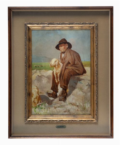 VINCENZO CAPRILE : Il pastore napoletano.  - Asta Arte Antica, Moderna e Contemporanea [parte II] - Associazione Nazionale - Case d'Asta italiane