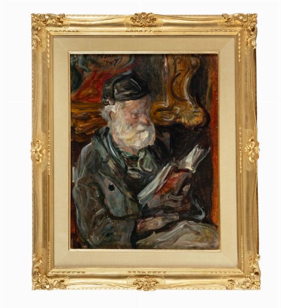 Primo Conti : La lettura.  - Asta Arte Antica, Moderna e Contemporanea [parte II] - Associazione Nazionale - Case d'Asta italiane