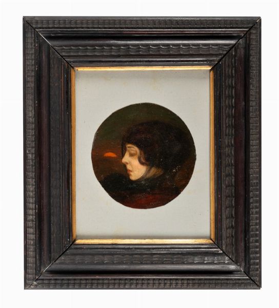 Oscar Ghiglia : Ritratto di Eleonora Duse.  - Asta Arte Antica, Moderna e Contemporanea [parte II] - Associazione Nazionale - Case d'Asta italiane