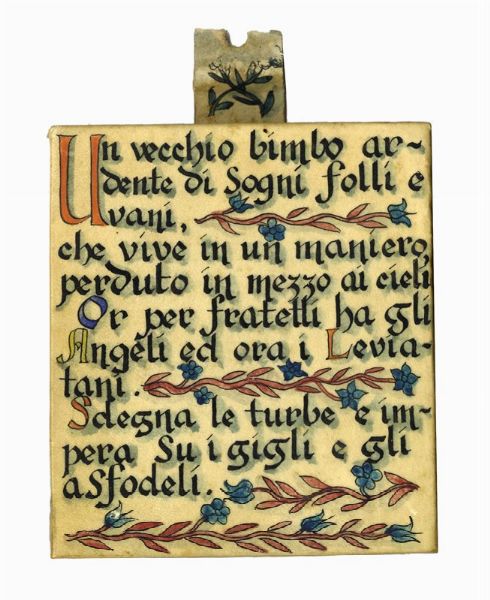 BRUNO MARSILI (DETTO BRUNO DA OSIMO) : Lotto composto di 3 omaggi a Guido da Borsara.  - Asta Arte Antica, Moderna e Contemporanea [parte II] - Associazione Nazionale - Case d'Asta italiane