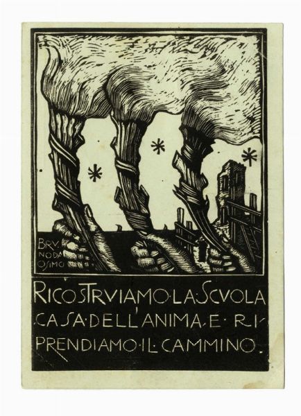BRUNO MARSILI (DETTO BRUNO DA OSIMO) : Lotto composto di 3 omaggi a Guido da Borsara.  - Asta Arte Antica, Moderna e Contemporanea [parte II] - Associazione Nazionale - Case d'Asta italiane