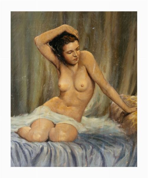 Arturo Noci : Nudo femminile.  - Asta Arte Antica, Moderna e Contemporanea [parte II] - Associazione Nazionale - Case d'Asta italiane