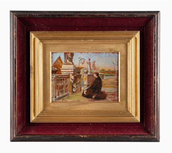 Luigi Nono : Bozzetto preparatorio per Refugium Peccatorum.  - Asta Arte Antica, Moderna e Contemporanea [parte II] - Associazione Nazionale - Case d'Asta italiane