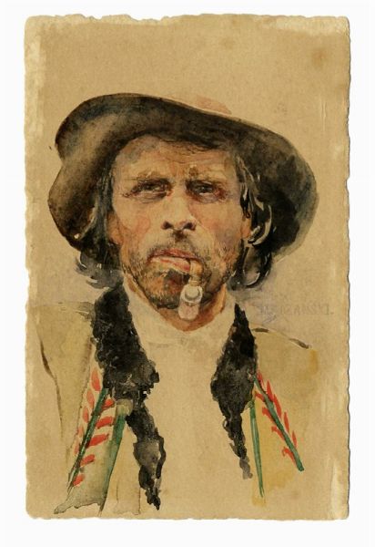 MICHAL ADAM SOZANSKI : Ritratto.  - Asta Arte Antica, Moderna e Contemporanea [parte II] - Associazione Nazionale - Case d'Asta italiane