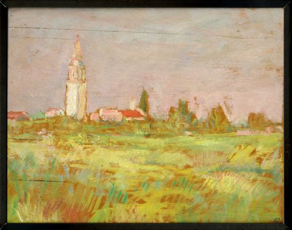 MARIO VELLANI MARCHI : I prati di Mazzorbo.  - Asta Arte Antica, Moderna e Contemporanea [parte II] - Associazione Nazionale - Case d'Asta italiane