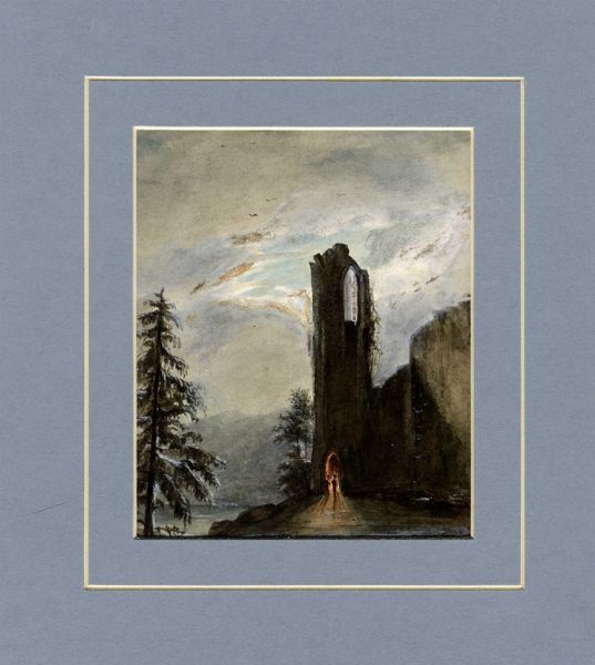 JULES VERNET : Rovina antica.  - Asta Arte Antica, Moderna e Contemporanea [parte II] - Associazione Nazionale - Case d'Asta italiane