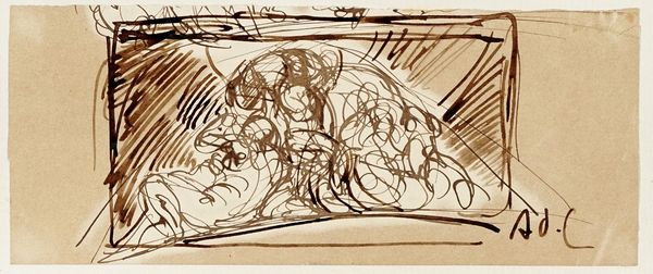 ADOLFO DE CAROLIS : Lotto composto di 4 studi per il Palazzo del Podest di Bologna.  - Asta Arte Antica, Moderna e Contemporanea [parte II] - Associazione Nazionale - Case d'Asta italiane