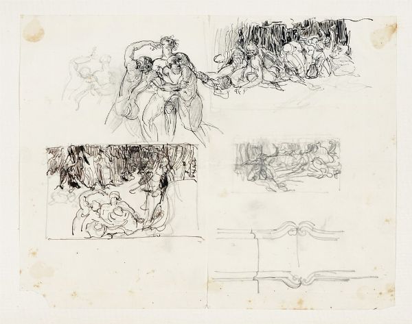 ADOLFO DE CAROLIS : Lotto composto di 3 disegni.  - Asta Arte Antica, Moderna e Contemporanea [parte II] - Associazione Nazionale - Case d'Asta italiane