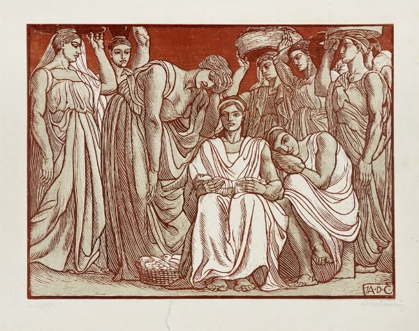 ADOLFO DE CAROLIS : Le offerte (I doni).  - Asta Arte Antica, Moderna e Contemporanea [parte II] - Associazione Nazionale - Case d'Asta italiane