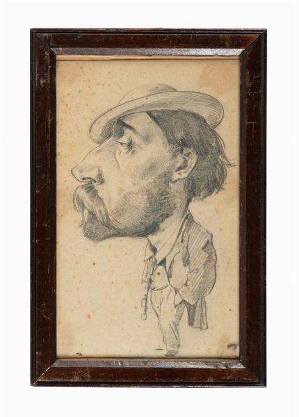 ANGELO TRICCA : Lotto composto di 2 caricature.  - Asta Arte Antica, Moderna e Contemporanea [parte II] - Associazione Nazionale - Case d'Asta italiane