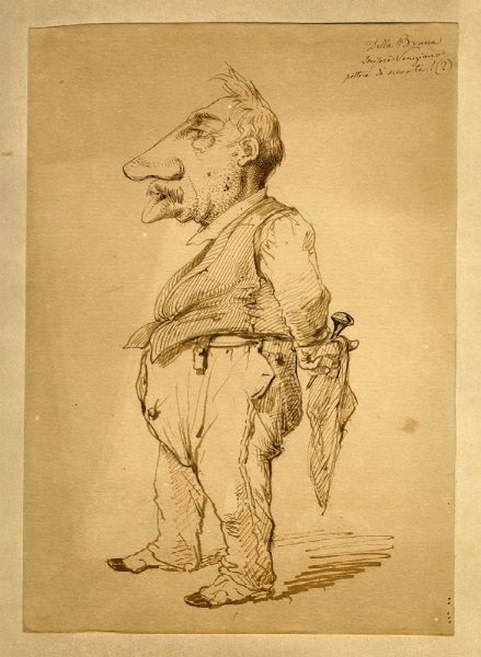 ANGELO TRICCA : Lotto composto di 3 caricature.  - Asta Arte Antica, Moderna e Contemporanea [parte II] - Associazione Nazionale - Case d'Asta italiane