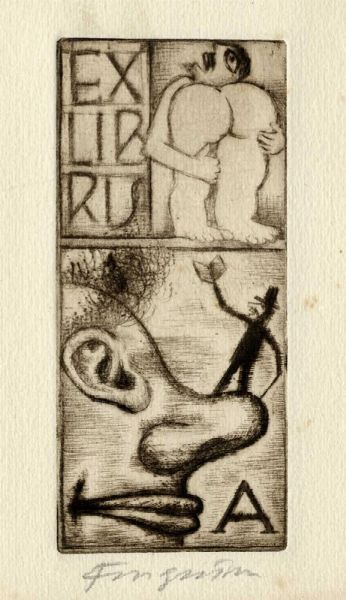 MICHEL FINGESTEN : Lotto composto di 3 incisioni.  - Asta Arte Antica, Moderna e Contemporanea [parte II] - Associazione Nazionale - Case d'Asta italiane