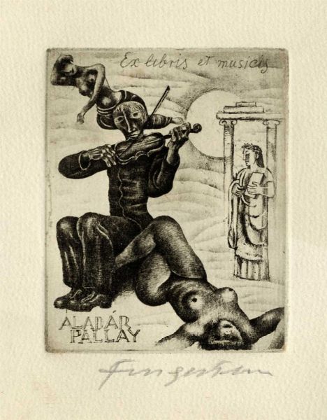 MICHEL FINGESTEN : Lotto composto di 3 incisioni.  - Asta Arte Antica, Moderna e Contemporanea [parte II] - Associazione Nazionale - Case d'Asta italiane