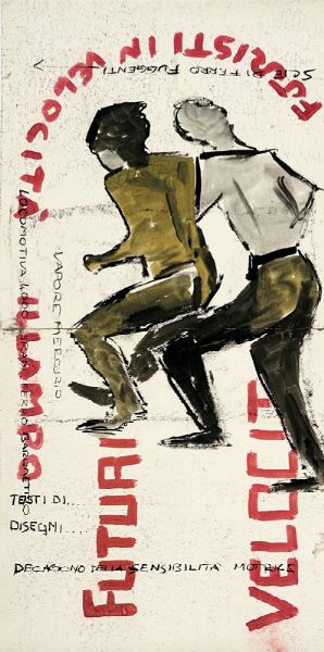 Decagono della sensibilit motrice. Futuristi in velocit.  - Asta Arte Antica, Moderna e Contemporanea [parte II] - Associazione Nazionale - Case d'Asta italiane