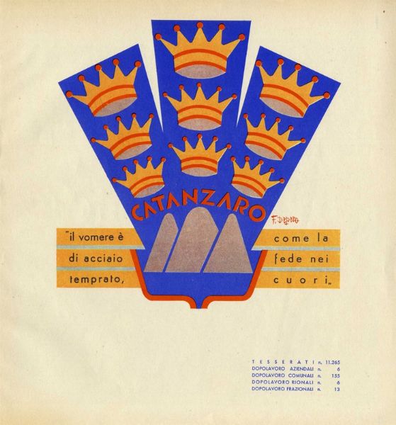 FORTUNATO DEPERO : Lotto composto di 3 incisioni da Le Citt.  - Asta Arte Antica, Moderna e Contemporanea [parte II] - Associazione Nazionale - Case d'Asta italiane