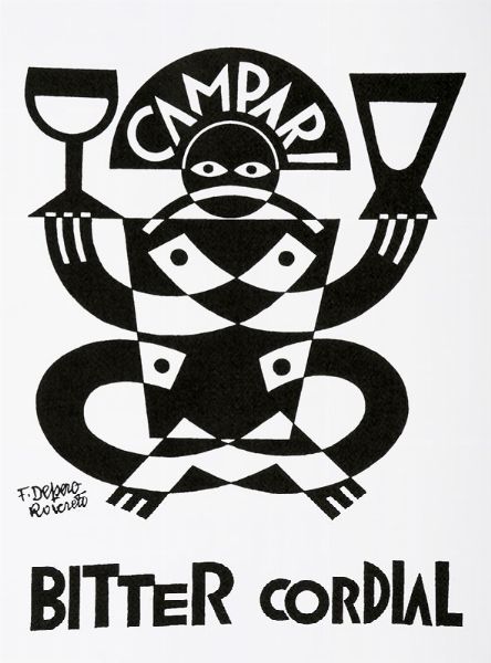 FORTUNATO DEPERO : Campari. Portfolio di otto stampe.  - Asta Arte Antica, Moderna e Contemporanea [parte II] - Associazione Nazionale - Case d'Asta italiane