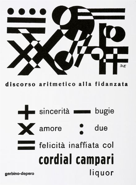 FORTUNATO DEPERO : Campari. Portfolio di otto stampe.  - Asta Arte Antica, Moderna e Contemporanea [parte II] - Associazione Nazionale - Case d'Asta italiane