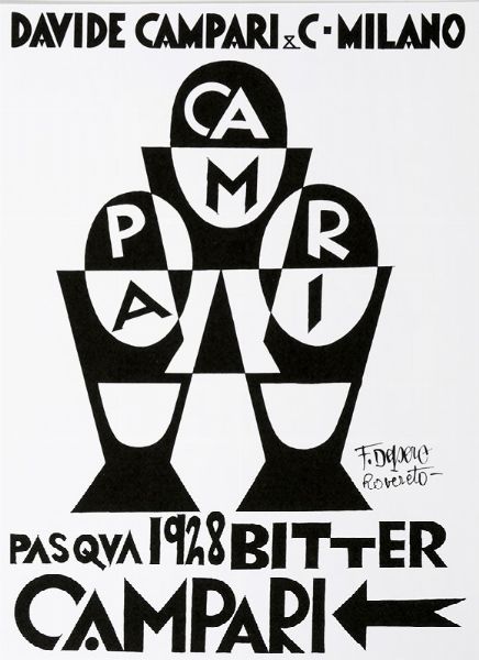 FORTUNATO DEPERO : Campari. Portfolio di otto stampe.  - Asta Arte Antica, Moderna e Contemporanea [parte II] - Associazione Nazionale - Case d'Asta italiane