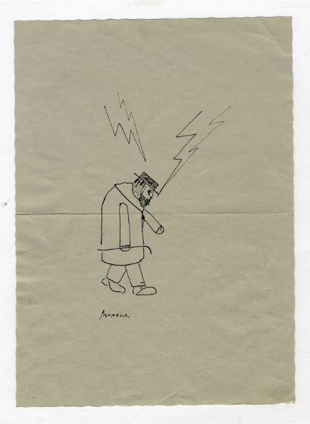 Ivo Pannaggi : Lotto composto di 3 disegni.  - Asta Arte Antica, Moderna e Contemporanea [parte II] - Associazione Nazionale - Case d'Asta italiane