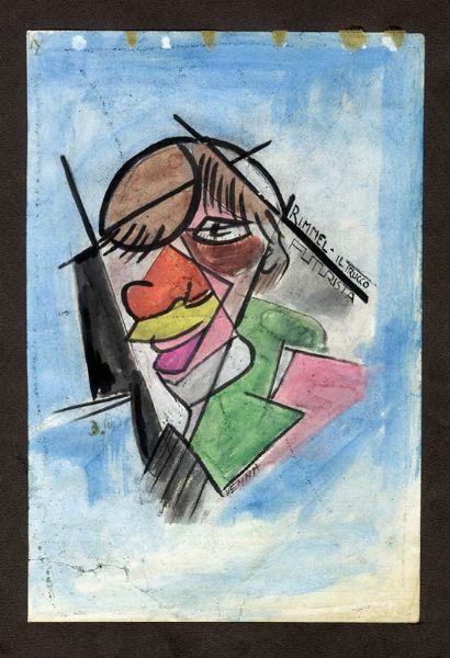 LUCIO VENNA LANDSMANN : Rimmel. Il trucco futurista.  - Asta Arte Antica, Moderna e Contemporanea [parte II] - Associazione Nazionale - Case d'Asta italiane