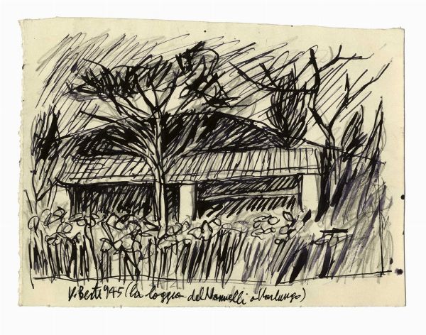 Vinicio Berti : La Loggia del Nomelli a Varlungo.  - Asta Arte Antica, Moderna e Contemporanea [parte II] - Associazione Nazionale - Case d'Asta italiane