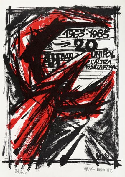 Vinicio Berti : Senza titolo.  - Asta Arte Antica, Moderna e Contemporanea [parte II] - Associazione Nazionale - Case d'Asta italiane