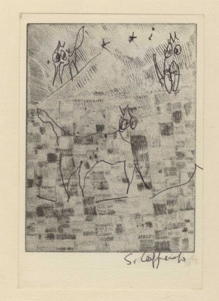 Silvio Loffredo : I gattoni.  - Asta Arte Antica, Moderna e Contemporanea [parte II] - Associazione Nazionale - Case d'Asta italiane